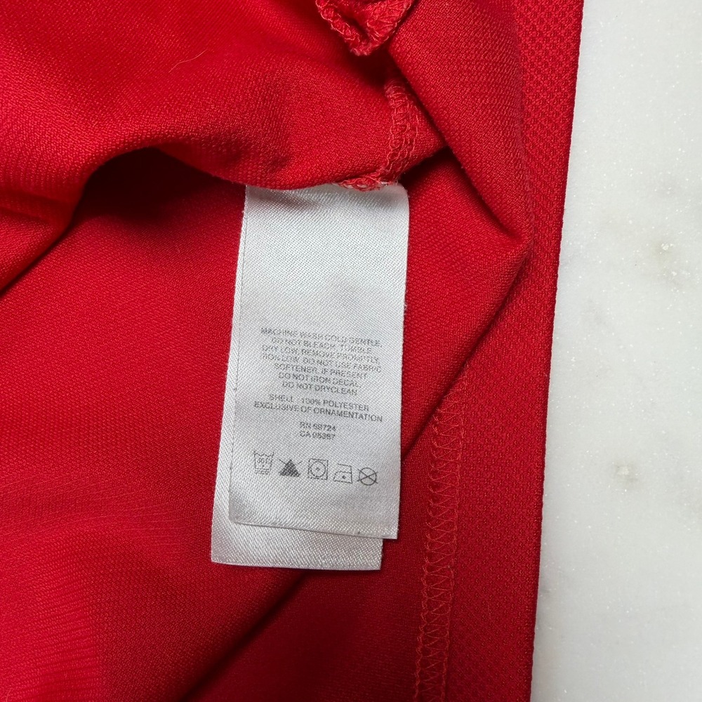 Columbia PFG Polo Mens Medium‎ Red Georgia Bulldogs NCAA Omni-Shade Vented Back - Picture 7 of 9